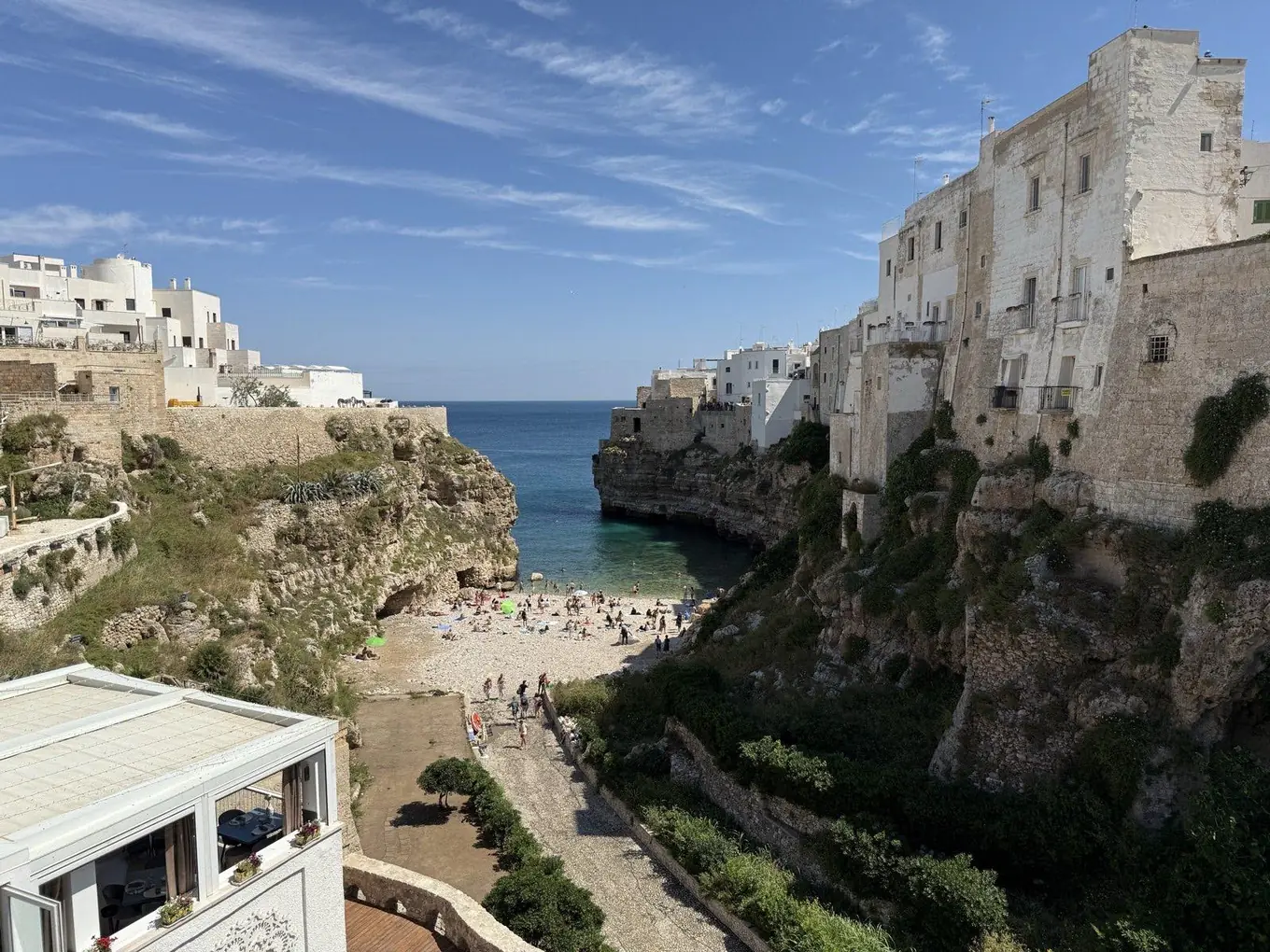 Polignano a Mare cliffs