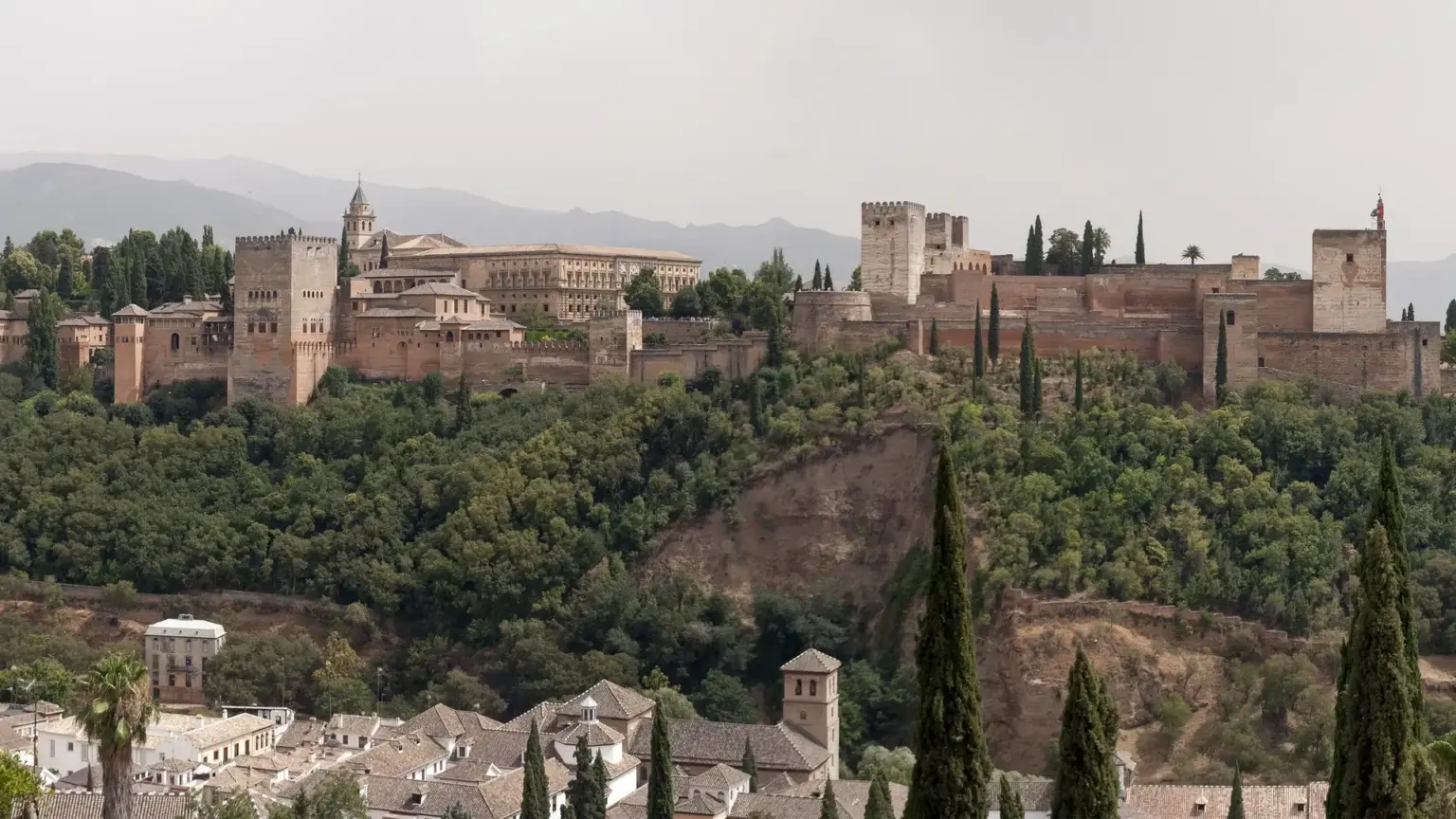 Andalusian architecture in warm light, Spain