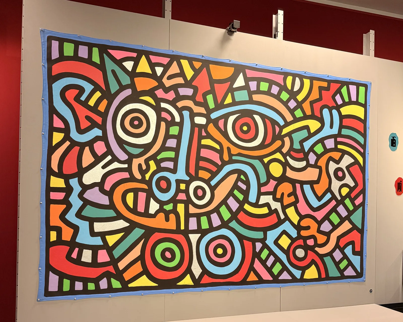 Keith Haring, Untitled (1986), in Kunstkammer Contemporary at the Residenzschloss, Dresden