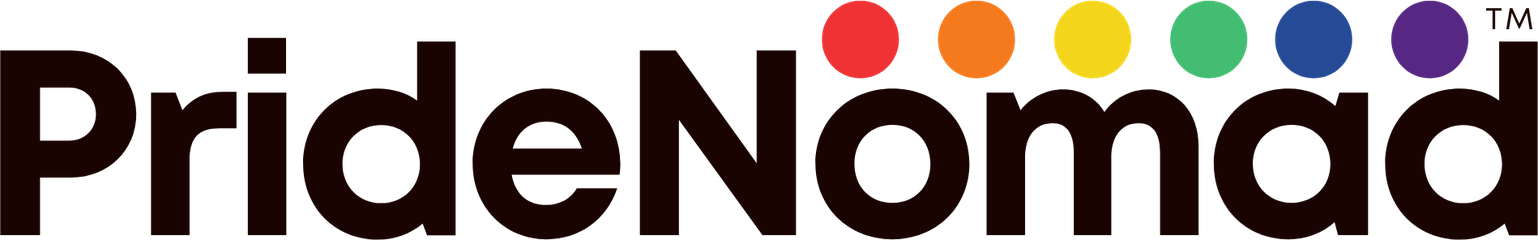 PrideNomad — podcast and media logo